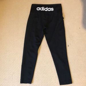 Adidas black medium leggings